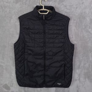 Rhone Puffer Quilted Vest Mens Black Size Medium Full Zip Pockets Insulated